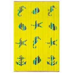 New ???? Dahdoul 28" X 55" Beach Towel Yellow Combo ????