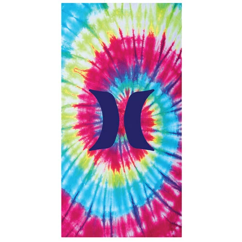 Wholesale ???? Hurley Tie-Dye Spiral 36" X 70" Beach Towel Multi-Color ???? 1 Wholesale ???? Hurley Tie-Dye Spiral 36" X 70" Beach Towel Multi-Color ????