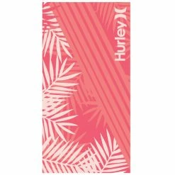 Promo ???? Hurley Leaves 36" X 70" Beach Towel Coral ????