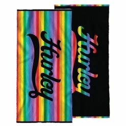 Best deal ???? Hurley Stripes 32" X 64" Beach Towel Black Combo ⭐