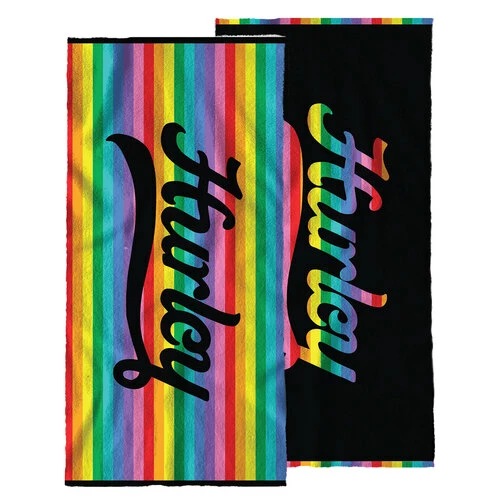 Best deal ???? Hurley Stripes 32" X 64" Beach Towel Black Combo ⭐ 1 Best deal ???? Hurley Stripes 32" X 64" Beach Towel Black Combo ⭐